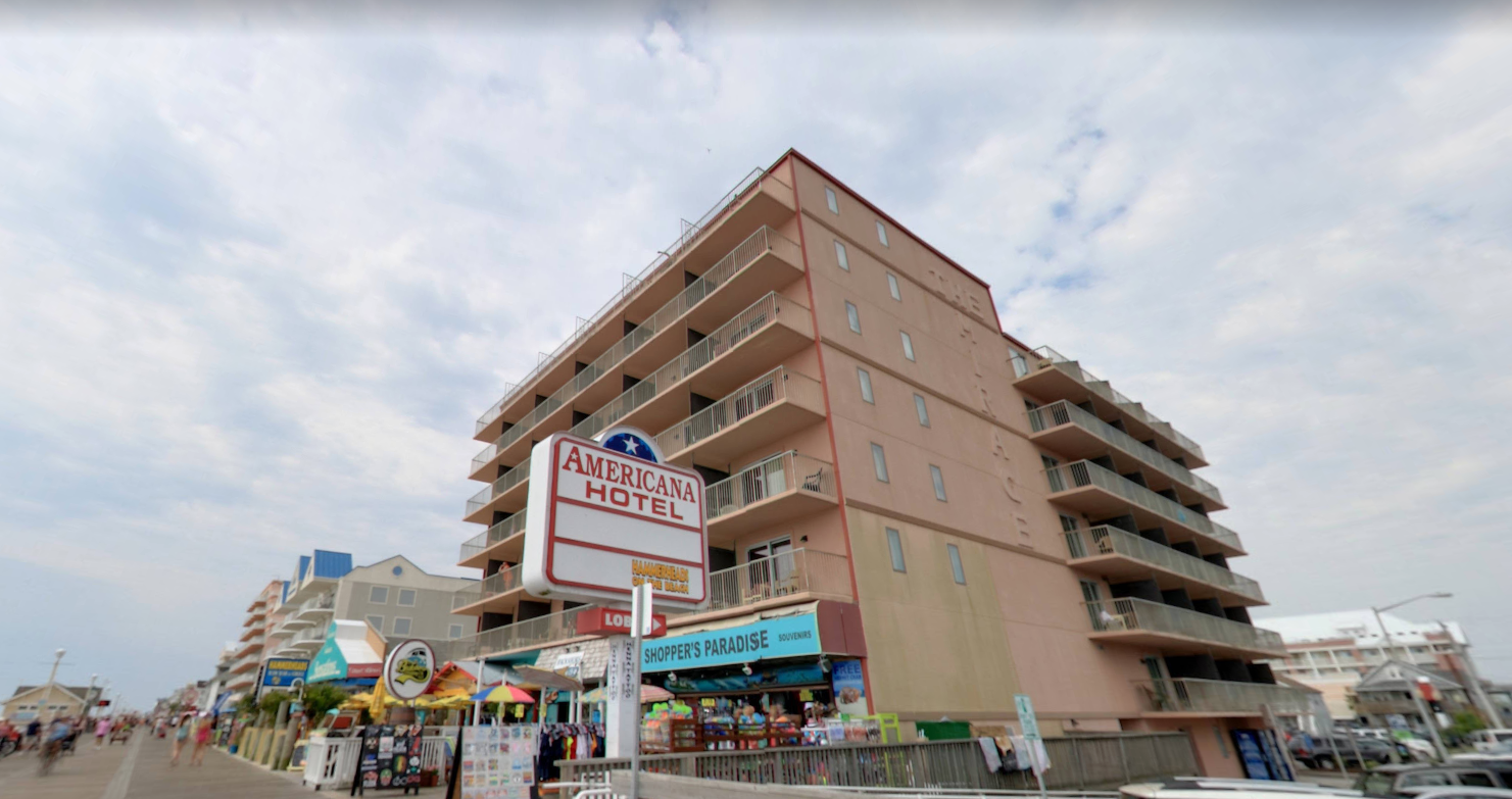 Americana Hotel Boardwalk Ocean City Exterior foto